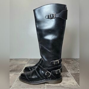 RARE VINTAGE DR. MARTENS LEATHER  RIDING BOOTS.